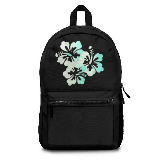Hawaii Honolulu Boarder Surfer Tiki Summer Vacatio Backpacks
