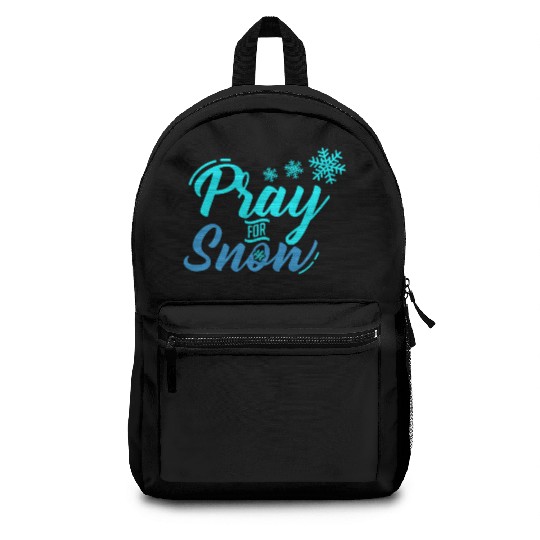 Pray for Snow Snow White Christmas Praying Backpacks