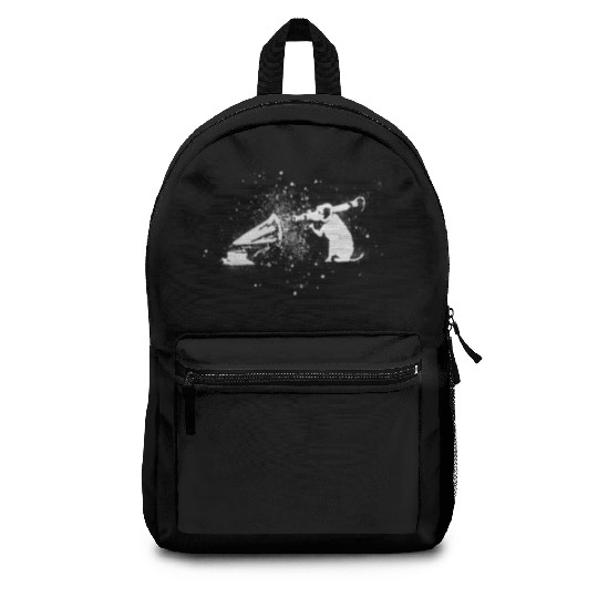 Banksy Rocket Dog HMV Splash Paint Artwork Backpacks