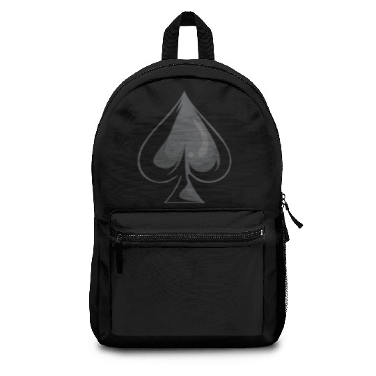 Black Ace of Spades Poker Backpacks