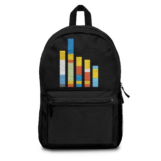 Cool yellow blocks Backpacks