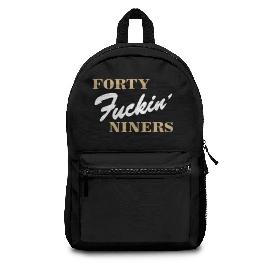 san francisco football logo Backpacks