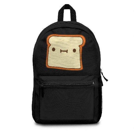 toast bread slice bun sweet cute Backpacks