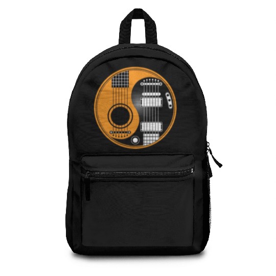 Guitar Ying Yang Backpacks
