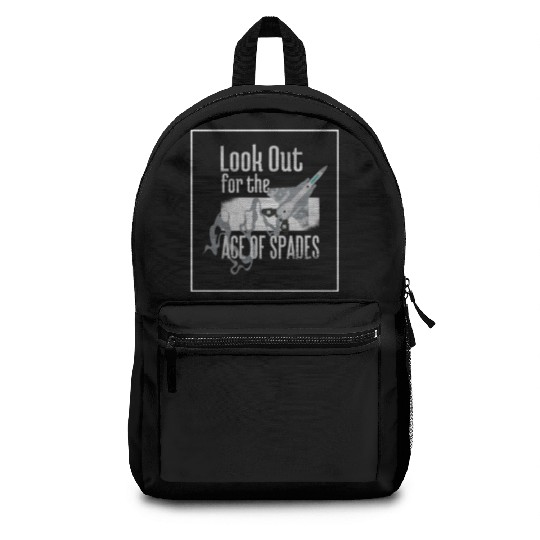 ace of spades aviator quote Backpacks