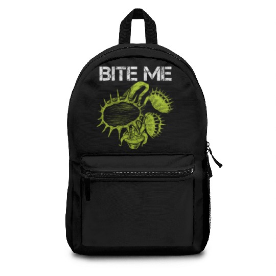 Carnivorous Plant Venus Fly Trap Lover Bite Me Backpacks