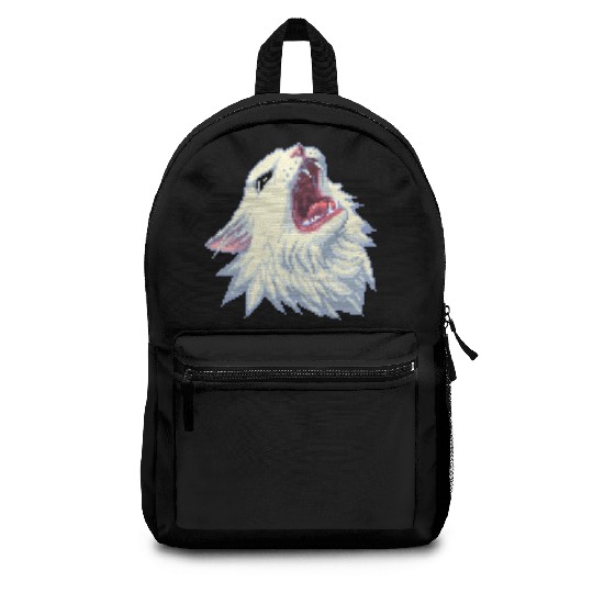 8 bit Screamin Thurston the Cat meme 2 Backpacks
