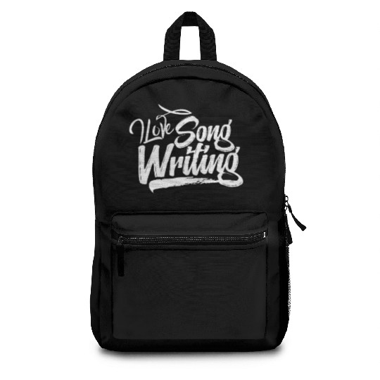 Songwriter Songwriting Writing Song Writer Compose Backpacks