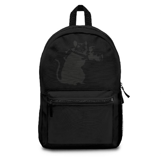 Rat with camera - Banksy Graffiti Backpacks