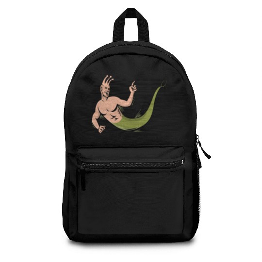 Sea Monkey Pointing Mascot Backpacks