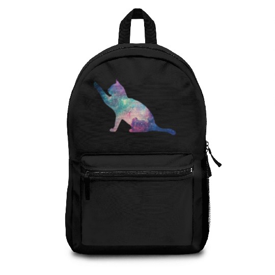 galaxy cat for cats lovers Backpacks