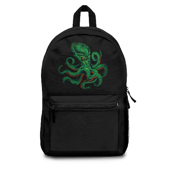 Green Kraken Octopus Backpacks