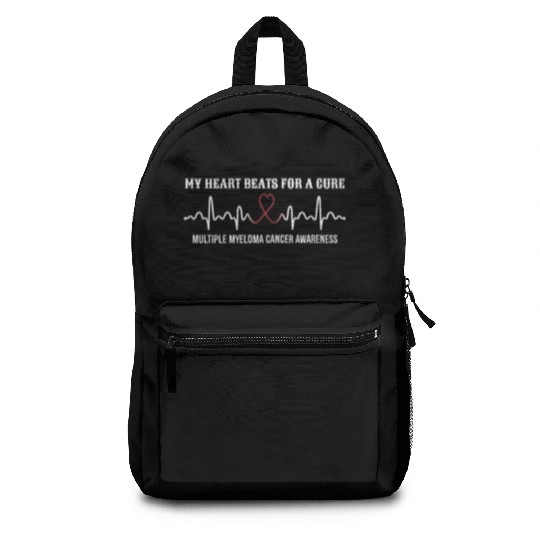 Heart Beats- Multiple Myeloma Cancer Awareness Backpacks