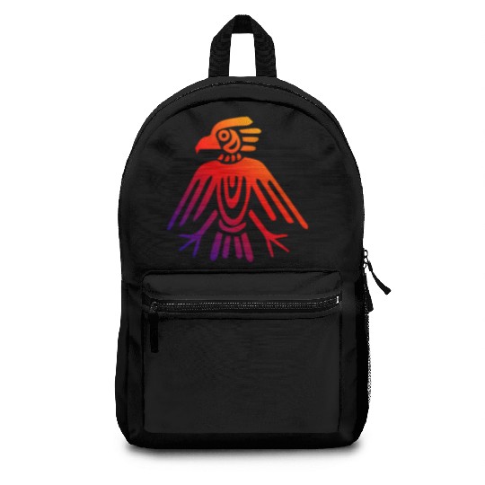 Aztec Symbols Aztec Eagle Tattoo Gift Idea Backpacks