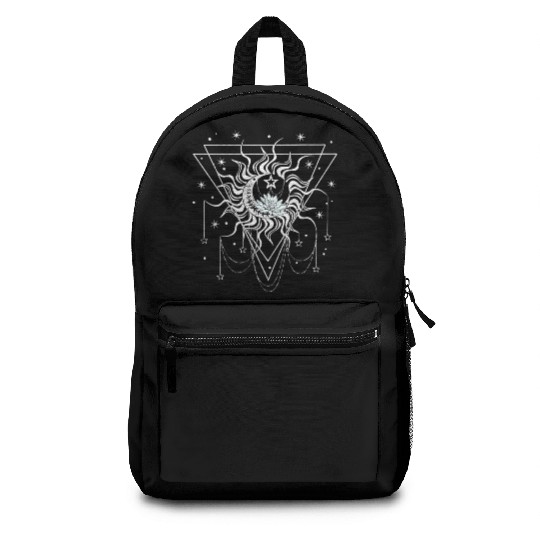 sun moon star Backpacks