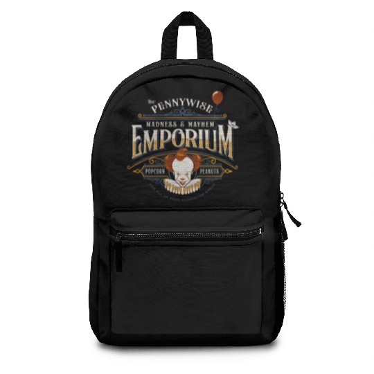 The Pennywise Madness & Mayhem Emporium Backpacks