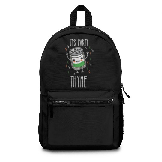 It's Party Thyme Herb Pun Backpacks