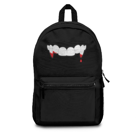 Halloween Vampire Teeth Mask Backpacks