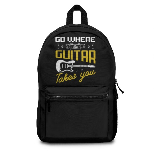 Guitar Design for a Guitar player Backpacks