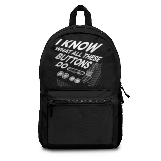 Detroit Techno House Music Festival Buttons EDM Backpacks