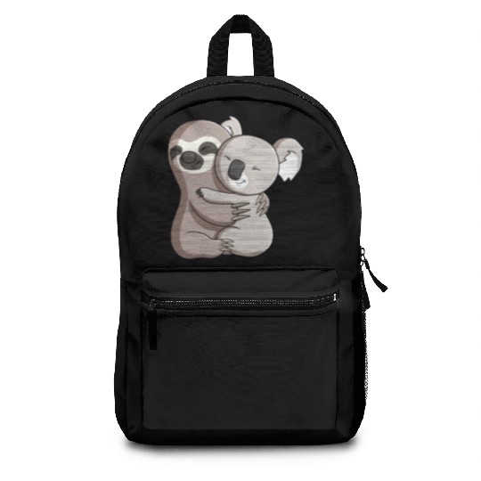 Sloth and Koala Hug Backpacks