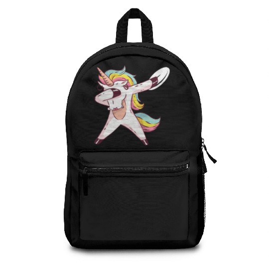 Disc Golf Gift Frlof Ultimate Unicorn Backpacks