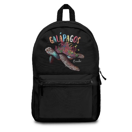 Coral Reef Islas Galapagos Islands Ecuador Backpacks