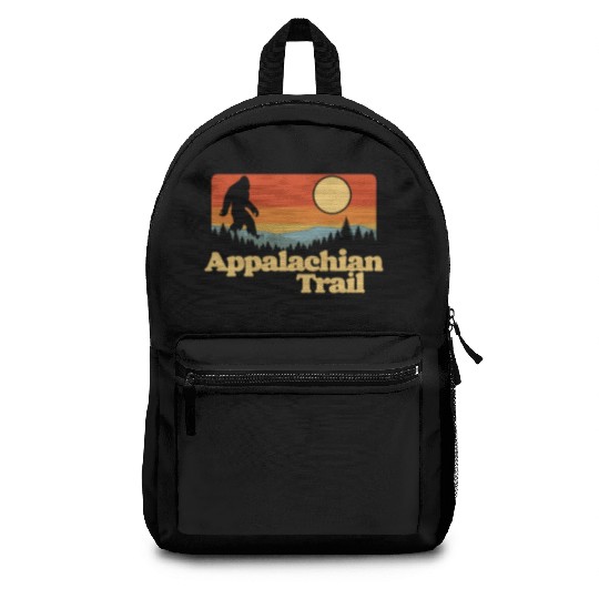 Appalachian Trail Bigfoot Outdoor Lover Vintage 80 Backpacks