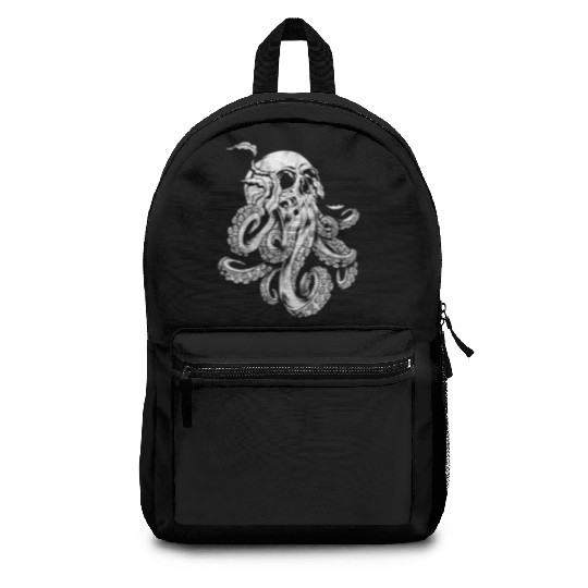 Octopus Skull Monster Kraken Cthulhu Skull for Men Backpacks
