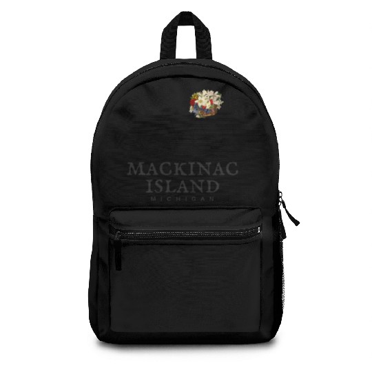 Mackinac Island Bike Michigan Backpacks
