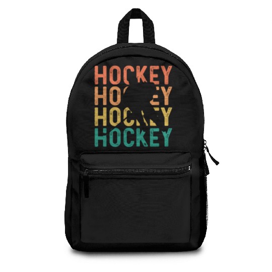 Vintage Retro Hockey Backpacks