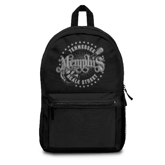 Memphis Tennessee Beale Street Backpacks