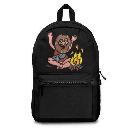 Caveman with Fire Backpacks