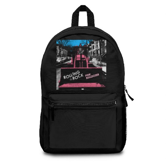 Pink Bulldozer / Rolling Rock Backpacks