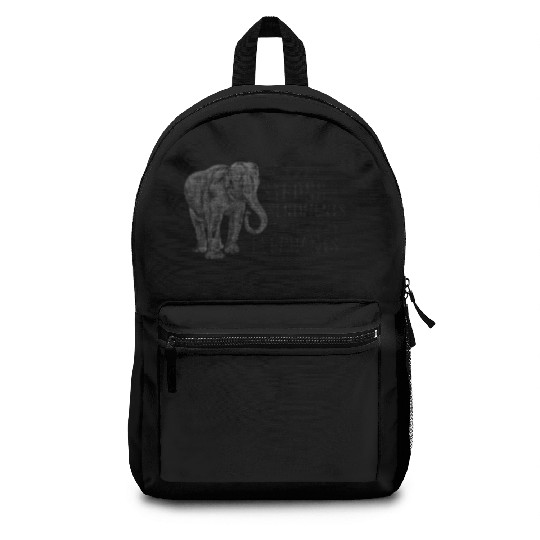 I have strong sentiments towards elephants Backpacks