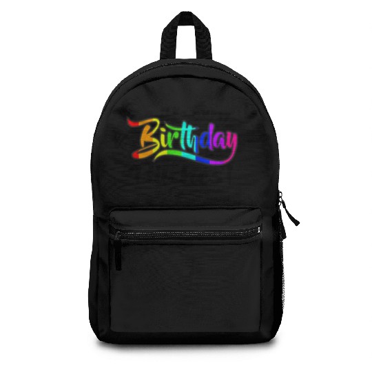 Its my birthday bitches Gay Pride Rainbow LGBT gif Backpacks