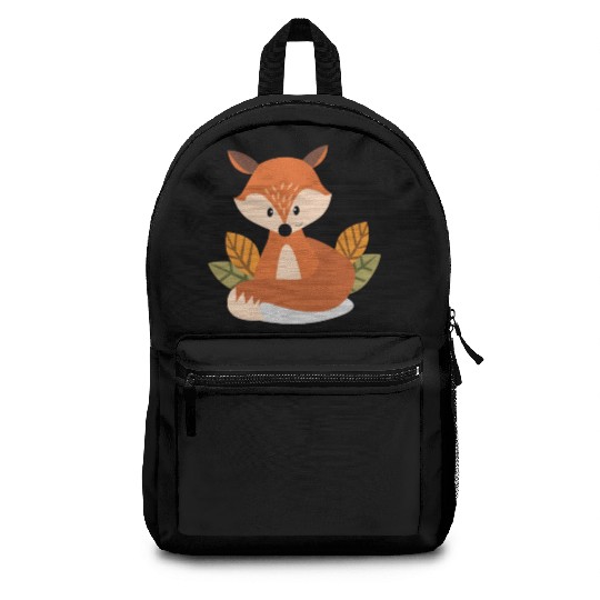 Cute Fox Wine Drinking Lover Party Backpacks