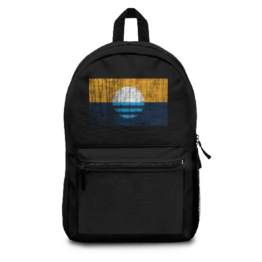 People'S Flag Of Milwaukee Vintage Style Distresse Backpacks
