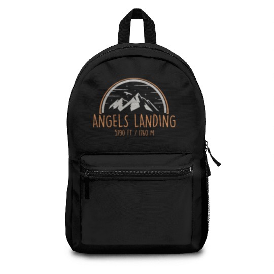 Angels Landing Zion National Park Mountain Hikers Backpacks