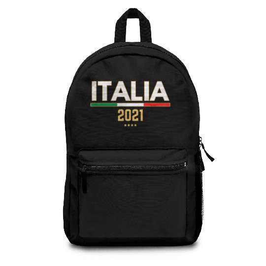 Italy Soccer National Team Euro Fotball 2021 Backpacks