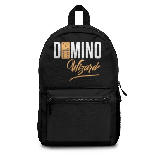 Domino Wizard Funny Dominoes Game Player novelty Backpacks