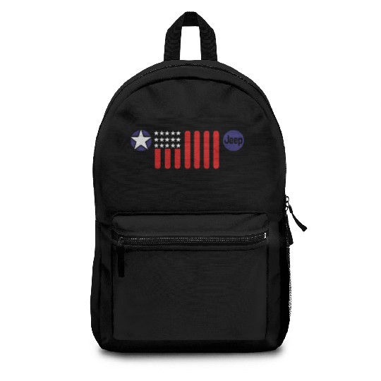Mens Jeep Patriotic 7 Slot Grille Backpacks