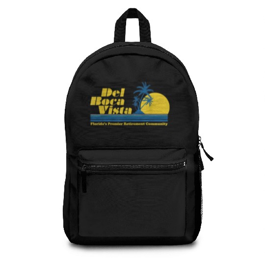 Del Boca Vista Retirement Community Funny No 2376 Backpacks