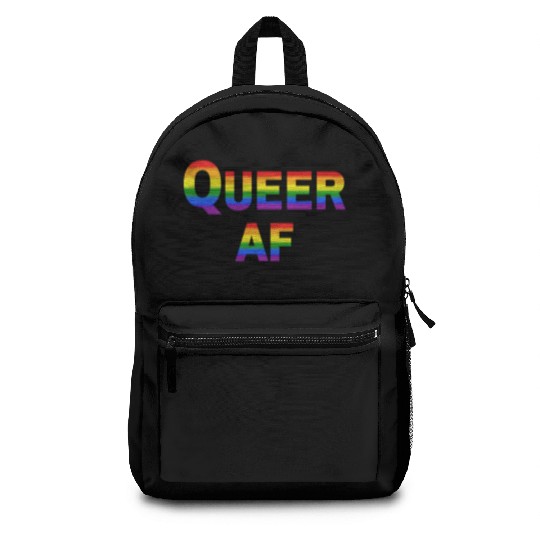 Queer AF Rainbow Spectrum Backpacks