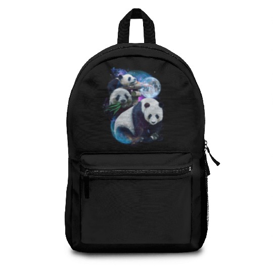3 Moon Panda Funny Sichuan Bamboo Bear Animal Love Backpacks