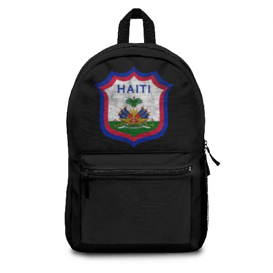 Haiti Crest Design Backpacks