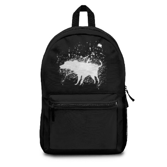 Banksy Splash Dog Backpacks