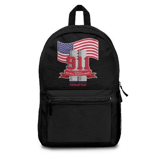 Patriot Day Never Forget 911 Anniversary Backpacks