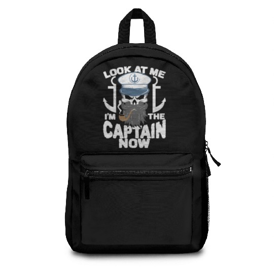 Captain Boat Lovers Fishermen Sailing Boating Backpacks