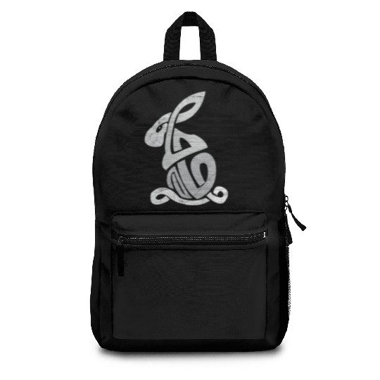 Celtic Symbols Bunny Celtic Knot Gift Idea Backpacks